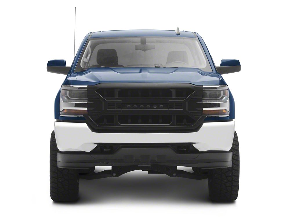 RedRock Armor Upper Replacement Grille with LED Lighting (16-18 Silverado 1500)