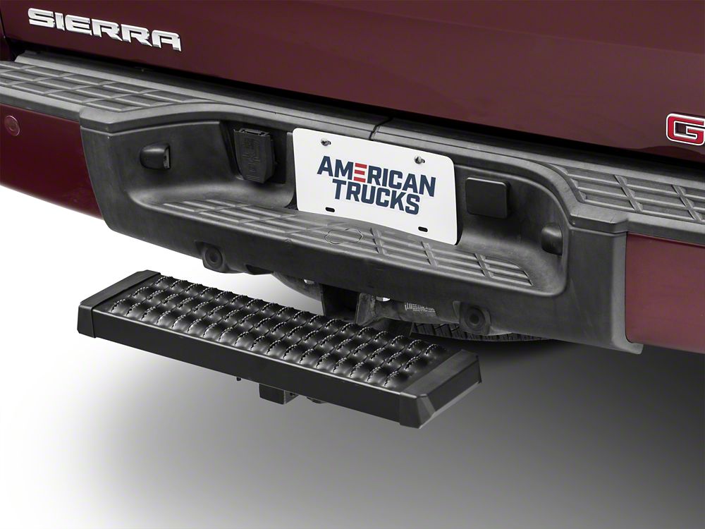 RedRock Aluminum Hitch Step for 2-Inch Receiver; Black (Universal; Some Adaptation May Be Required)