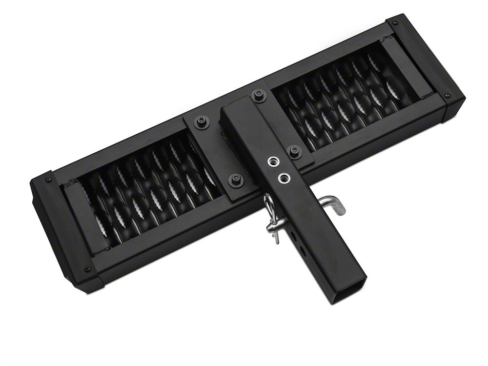 RedRock Aluminum Hitch Step for 2-Inch Receiver; Black (Universal; Some Adaptation May Be Required)