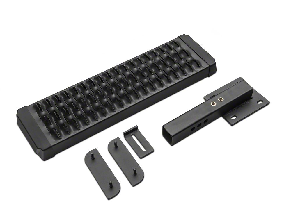 RedRock Aluminum Hitch Step for 2-Inch Receiver; Black (Universal; Some Adaptation May Be Required)