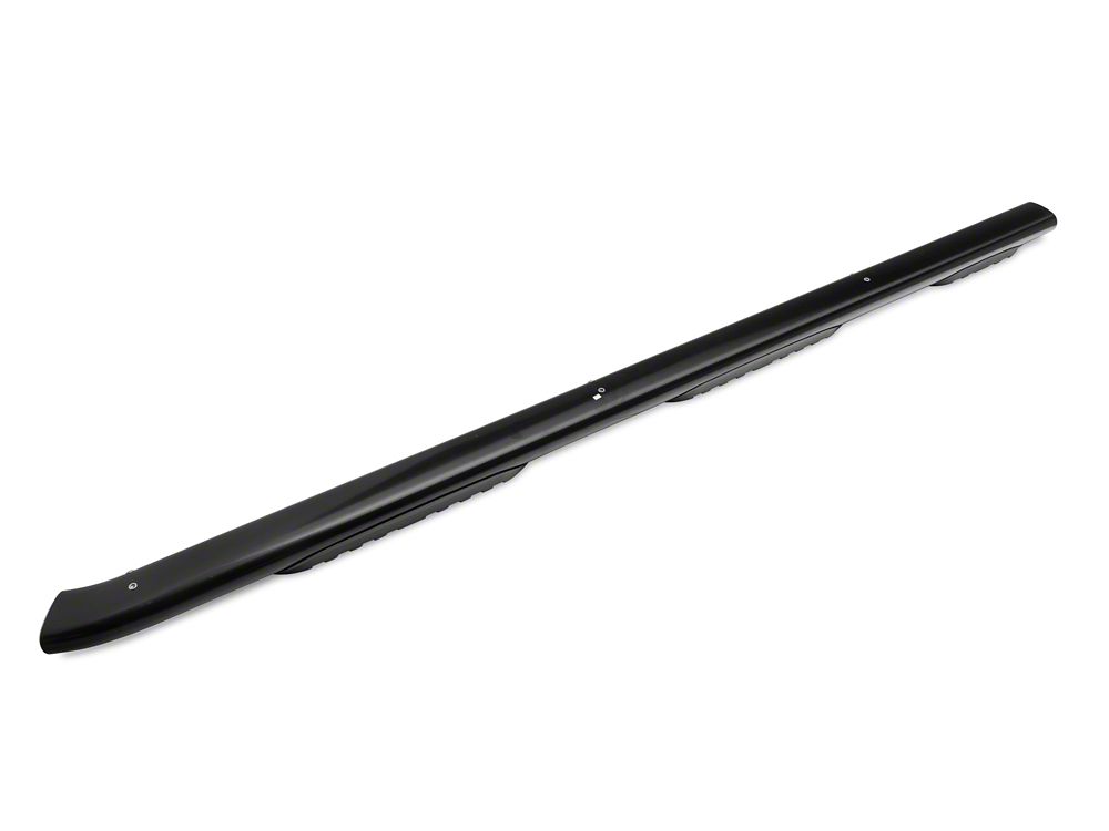 RedRock 5-Inch Oval Bent End Wheel to Wheel Side Step Bars; Black (07-13 Sierra 1500 Extended Cab w/ 6.50-Foot Standard Box, Crew Cab)