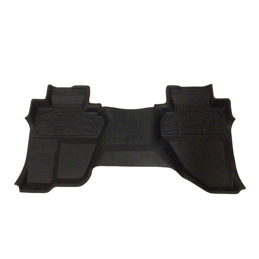 RedRock Sure-Fit Second Row Floor Liner; Black (14-18 Sierra 1500 Double Cab)