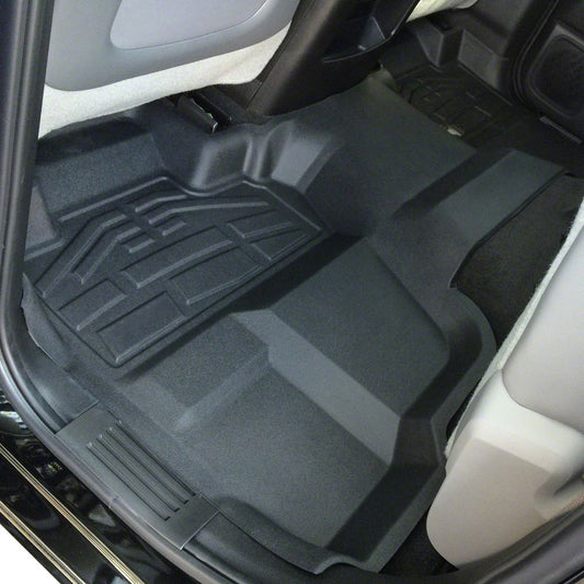 RedRock Sure-Fit Second Row Floor Liner; Black (14-18 Sierra 1500 Double Cab)