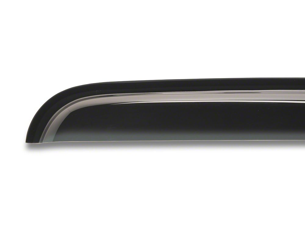 RedRock Window Deflectors; Front; Smoked (07-13 Sierra 1500 Regular Cab)