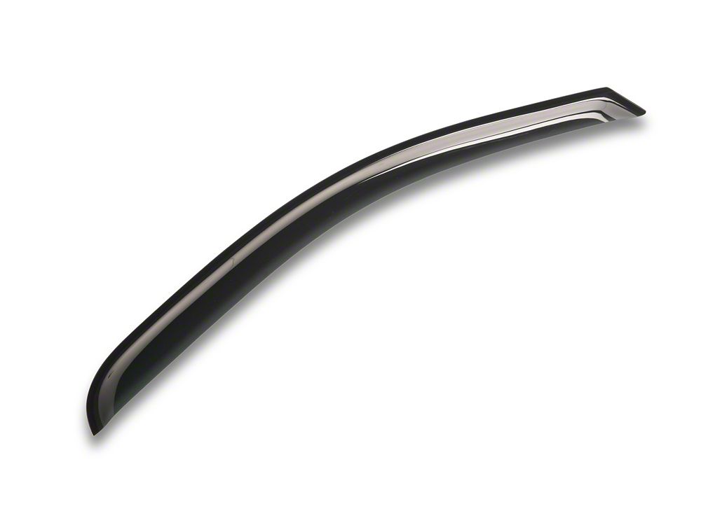 RedRock Window Deflectors; Front; Smoked (14-18 Sierra 1500 Regular Cab)