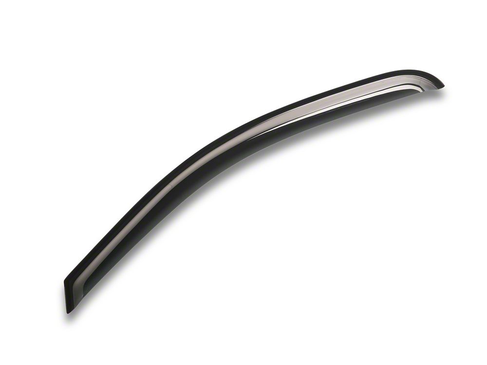 RedRock Window Deflectors; Front; Smoked (14-18 Sierra 1500 Regular Cab)