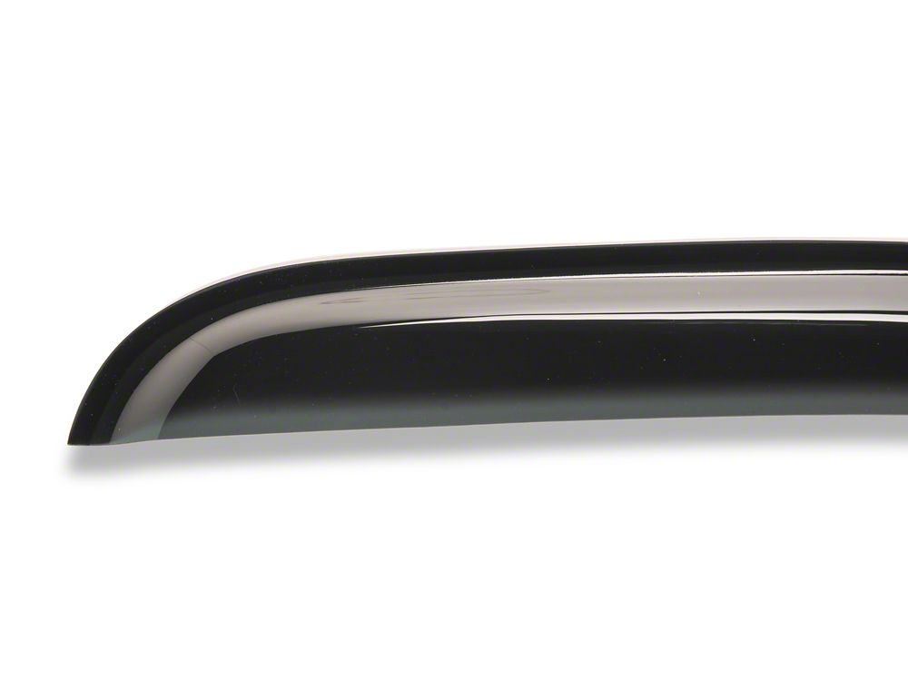 RedRock Window Deflectors; Front; Smoked (14-18 Sierra 1500 Regular Cab)