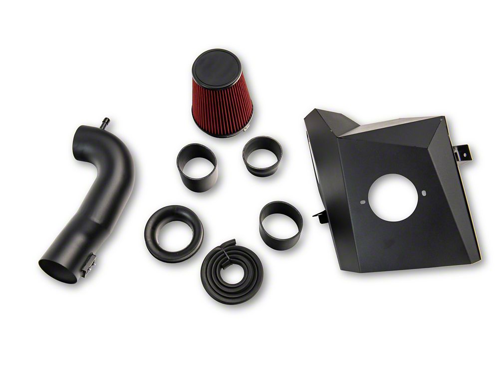 RedRock Cold Air Intake; Black (19-25 5.3L, 6.2L Silverado 1500)