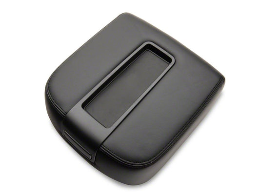 RedRock Replacement Center Console Arm Rest Cover; Black (07-13 Sierra 1500)