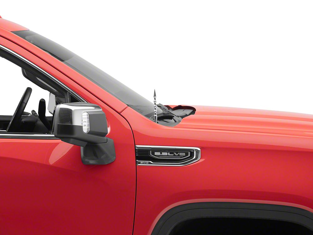 RedRock Billet Antenna; 6-Inch; Polished (07-25 Sierra 1500)