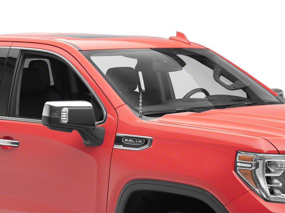 RedRock Billet Antenna; 6-Inch; Polished (07-25 Sierra 1500)