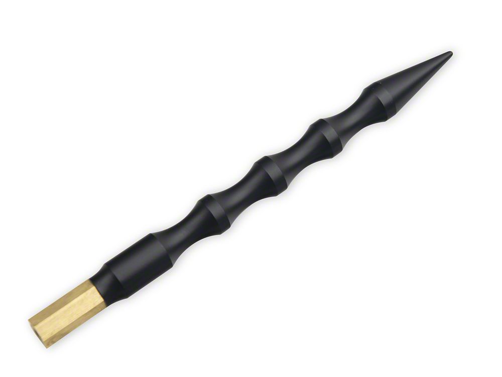 RedRock Billet Antenna; 6-Inch; Black (07-25 Sierra 1500)