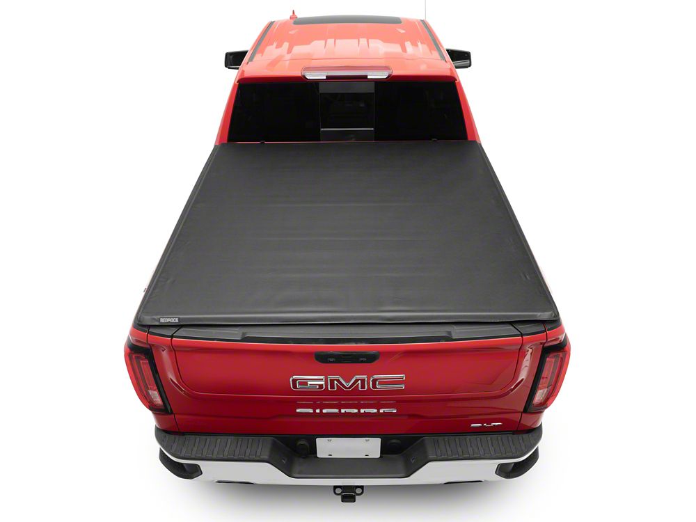 RedRock Soft Roll-Up Tonneau Cover (19-25 Sierra 1500 w/ 5.80-Foot Short & 6.50-Foot Standard Box)