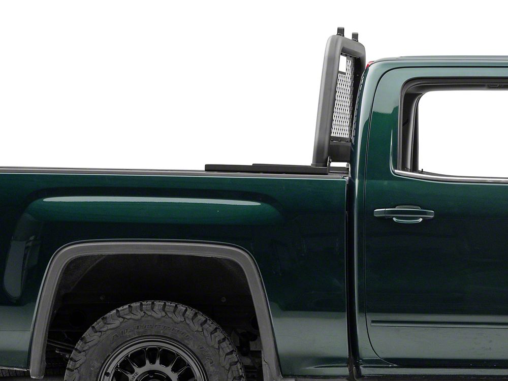 RedRock HD Headache Rack; Textured Black (07-18 Sierra 1500)