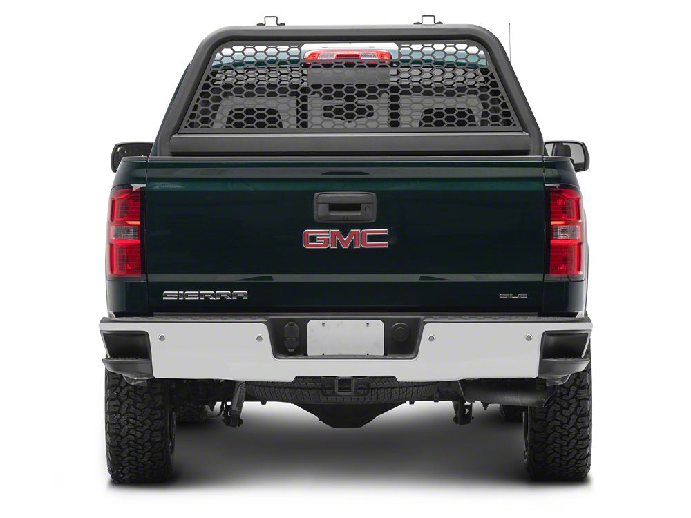 RedRock HD Headache Rack; Textured Black (07-18 Sierra 1500)