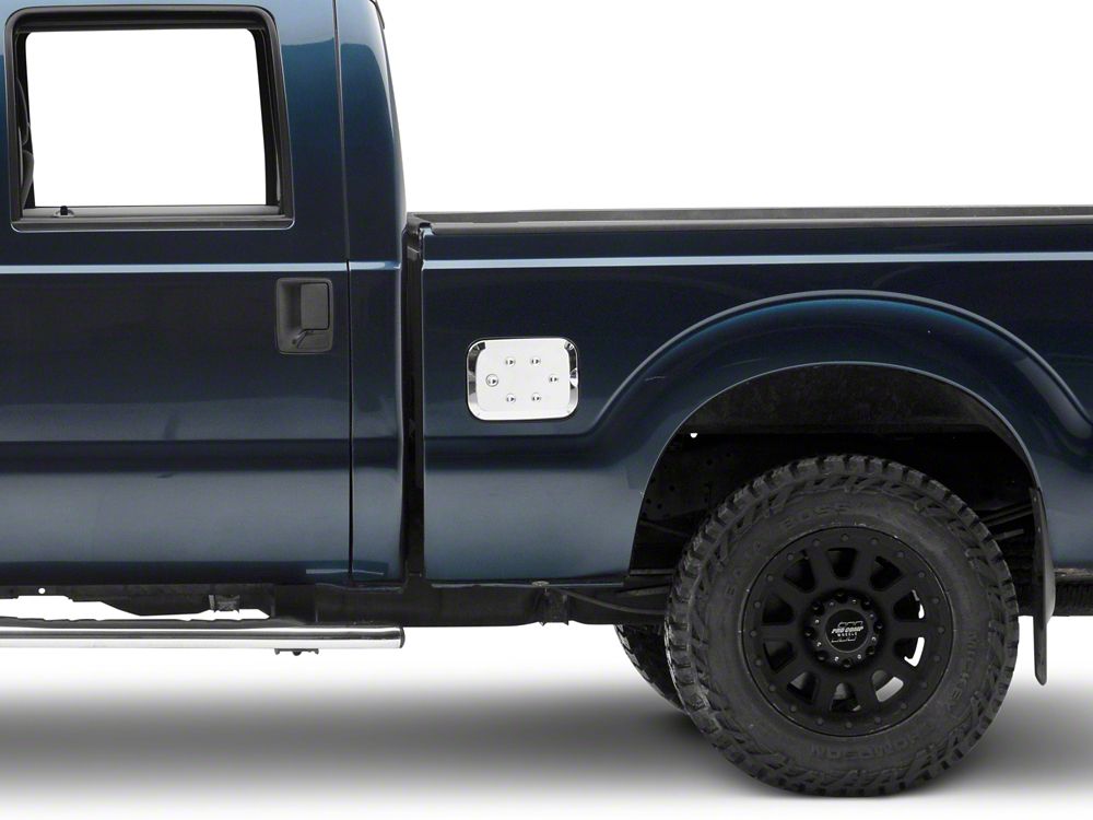 RedRock Fuel Door Cover; Chrome (11-16 F-250 Super Duty)