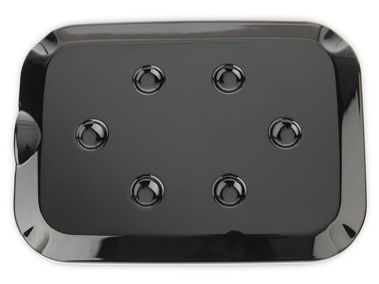 RedRock Fuel Door Cover; Gloss Black (11-16 F-250 Super Duty)