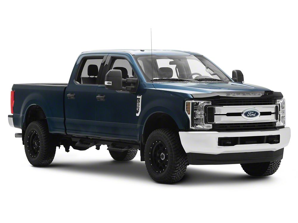RedRock 4-Inch Drop TC1 Running Boards; Textured Black (17-25 F-250 Super Duty SuperCrew)