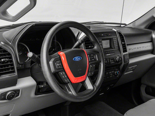 RedRock Steering Wheel Horn Trim; Red (17-22 F-250 Super Duty)