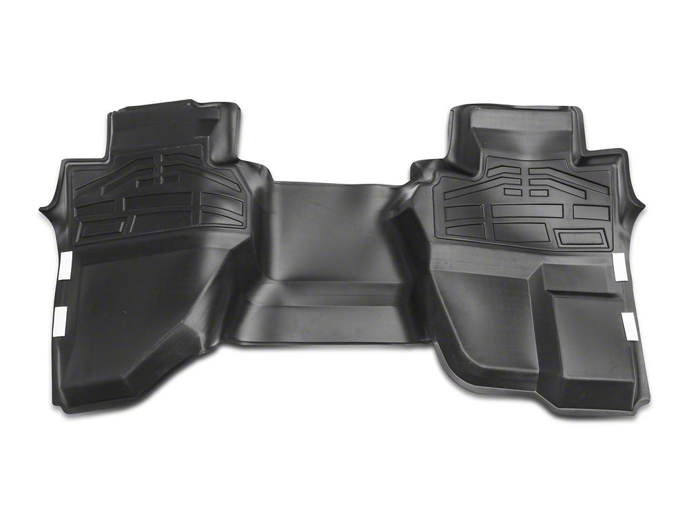 RedRock Sure-Fit Second Row Floor Liner; Black (15-19 Sierra 3500 HD Double Cab)