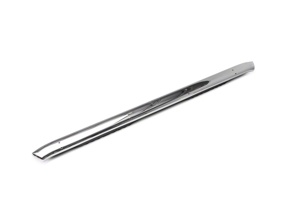 RedRock 5-Inch Oval Bent End Side Step Bars; Stainless Steel (20-25 Sierra 3500 HD Crew Cab)