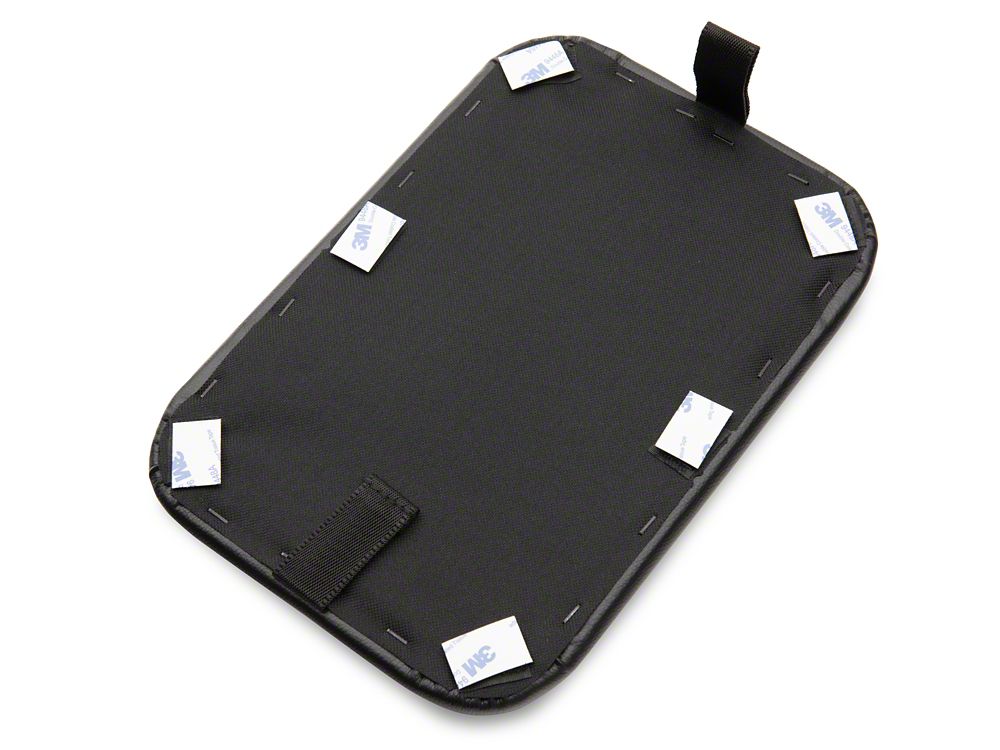 RedRock Replacement Center Console Arm Rest Pad; Black (07-14 Sierra 3500 HD)