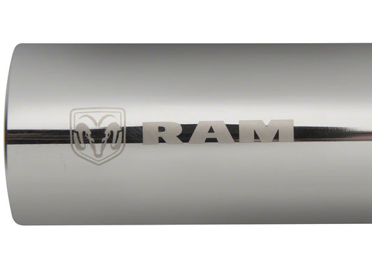 RAM Licensed by RedRock Locker Side Bed Rails; Stainless Steel (03-18 RAM 3500 w/ 6.4-Foot Box)