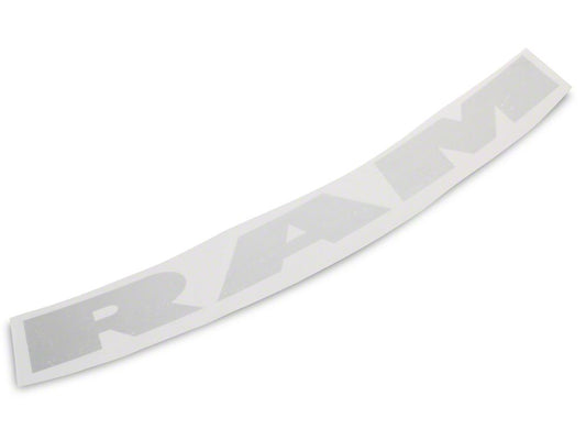 RAM Licensed by RedRock RAM Windshield Banner; Frosted (03-18 RAM 3500)