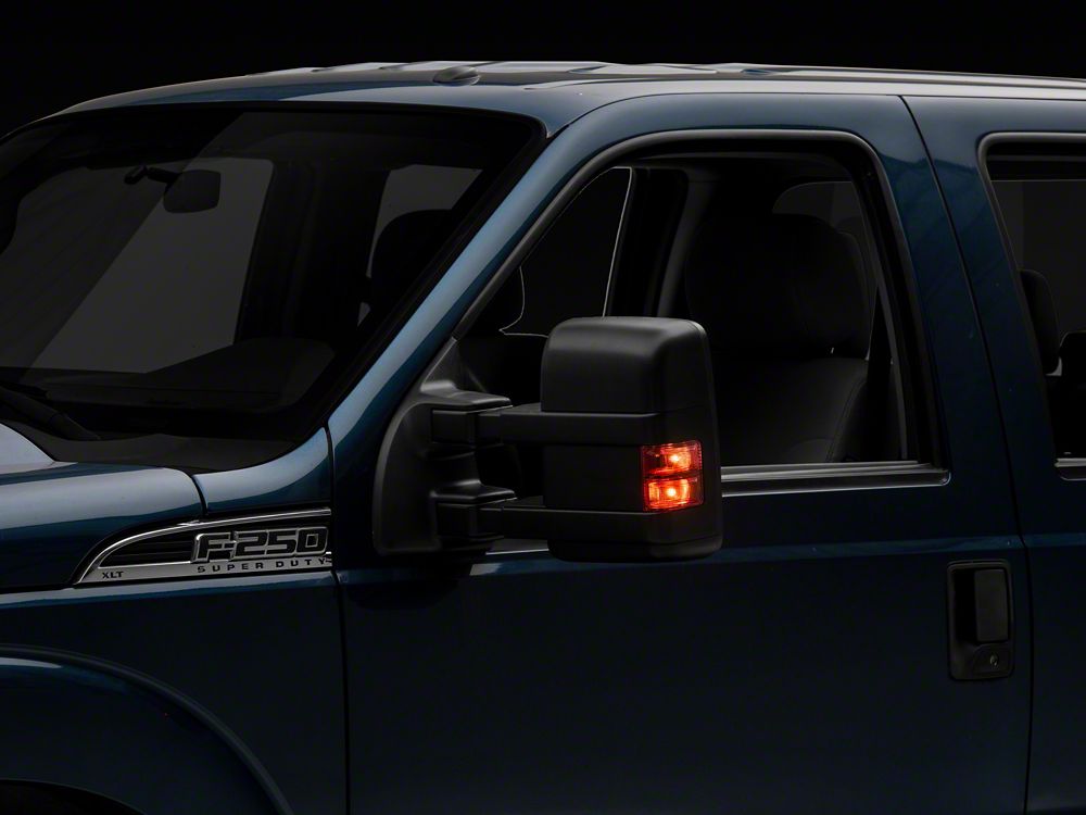 RedRock Powered Heated Towing Mirrors with LED Turn Signals (11-16 F-350 Super Duty)