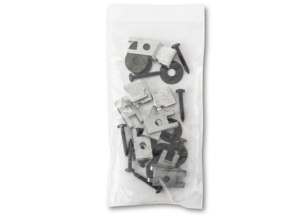 RedRock Molded Mud Guards; Front and Rear (17-25 F-350 Super Duty SRW w/o OE Fender Flares)