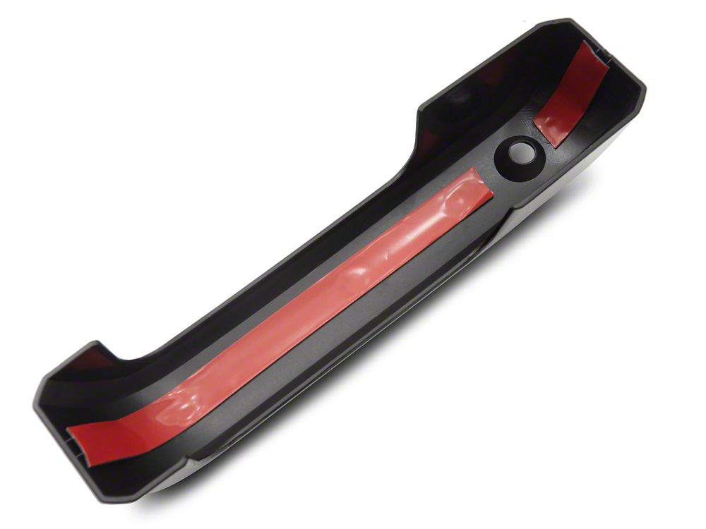 RedRock Door Handle Covers; Black (17-22 F-350 Super Duty SuperCrew)