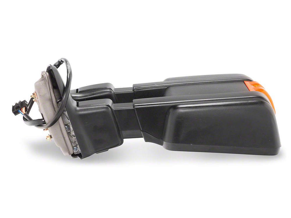 RedRock Powered Heated Towing Mirror with Amber LED Turn Signal; Driver Side (11-16 F-350 Super Duty)