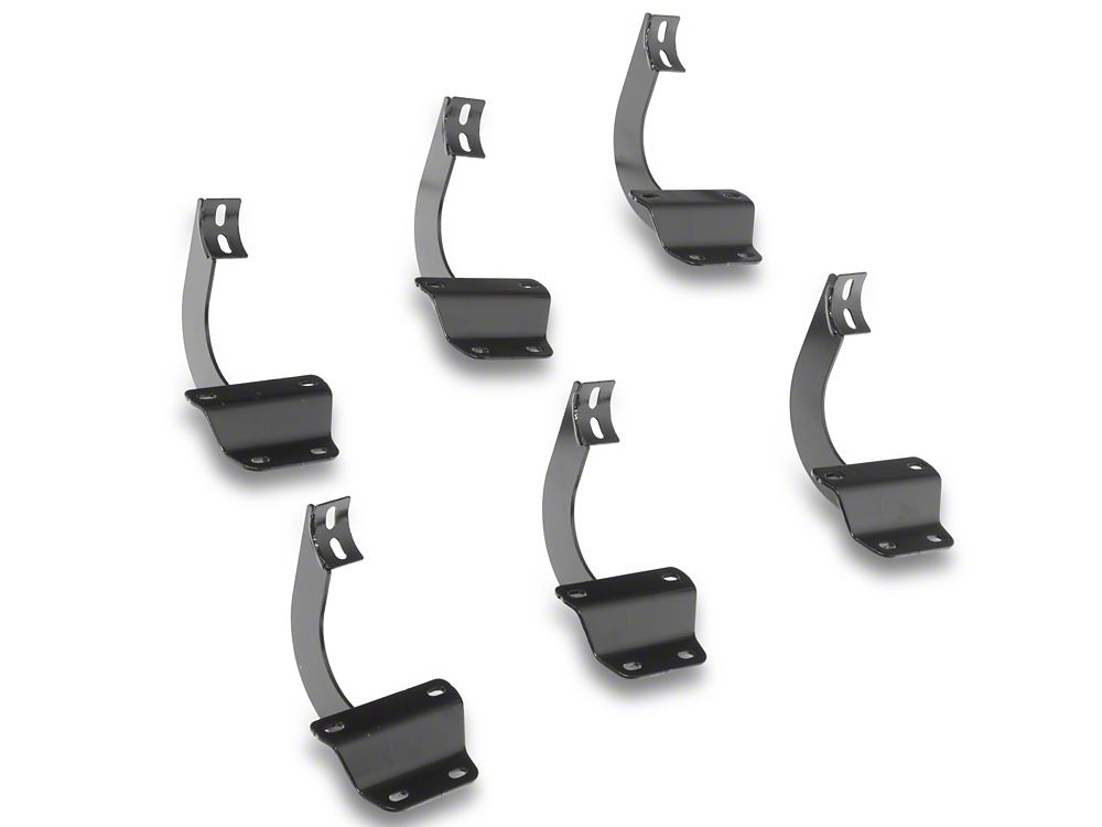 RedRock 3-Inch Side Step Bars; Stainless Steel (17-25 F-350 Super Duty SuperCrew)