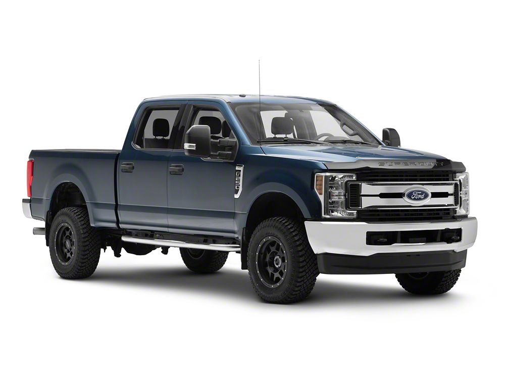 RedRock 3-Inch Side Step Bars; Stainless Steel (17-25 F-350 Super Duty SuperCrew)