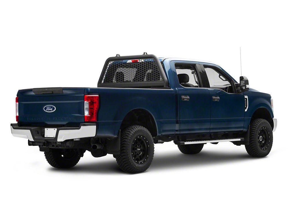 RedRock HD Headache Rack; Textured Black (99-25 F-350 Super Duty)