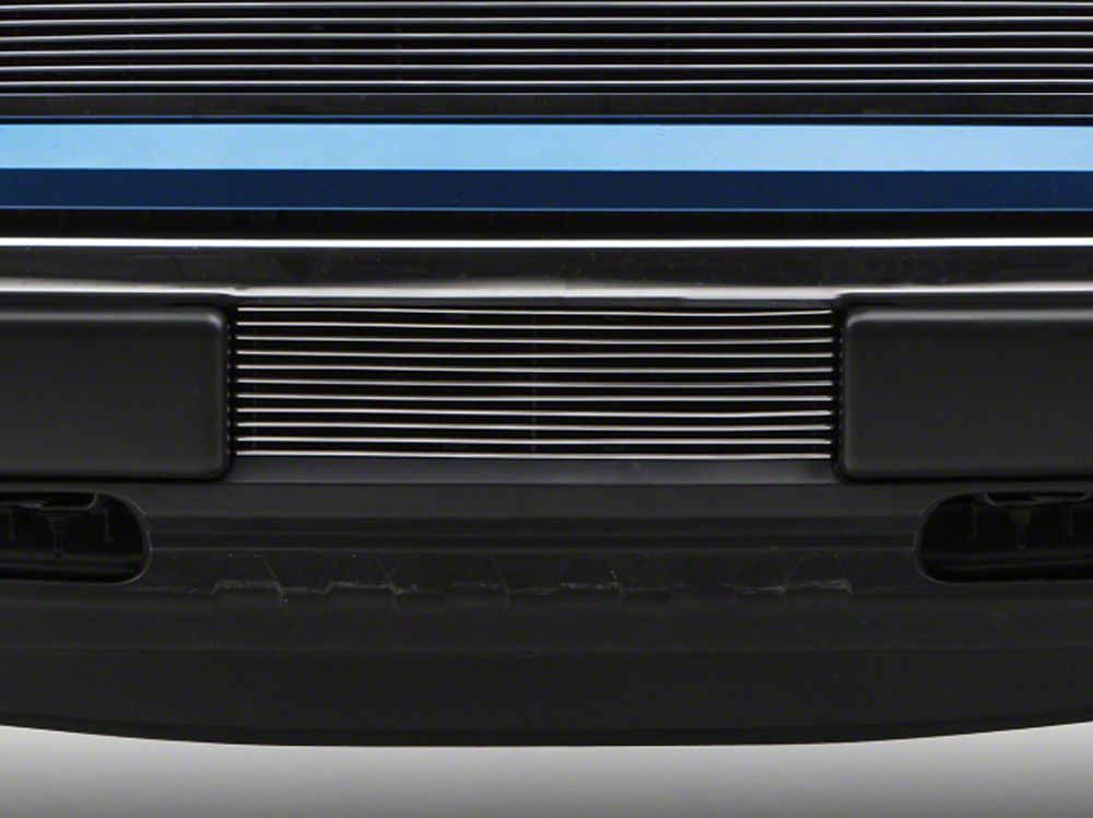RedRock Lower Bumper Grille Insert; Polished (09-14 F-150, Excluding Raptor, Harley Davidson & 2011 Limited)