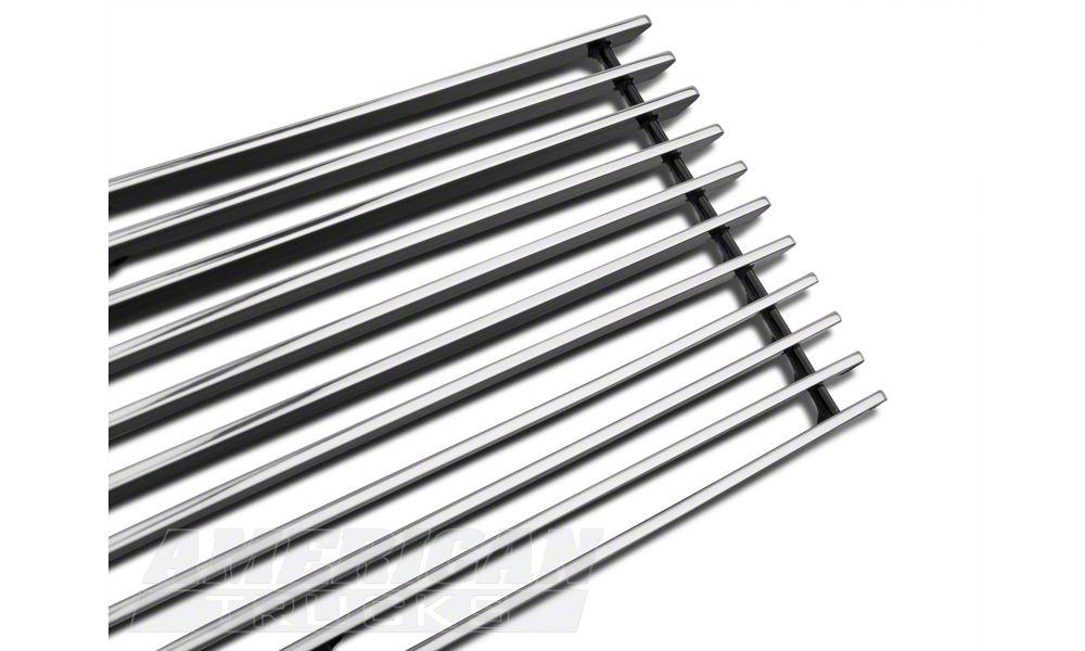 RedRock Lower Bumper Grille Insert; Polished (09-14 F-150, Excluding Raptor, Harley Davidson & 2011 Limited)