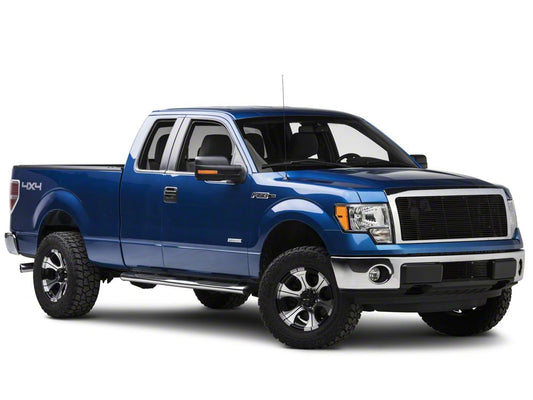 RedRock Lower Bumper Grille Insert; Black (09-14 F-150, Excluding Raptor, Harley Davidson & 2011 Limited)