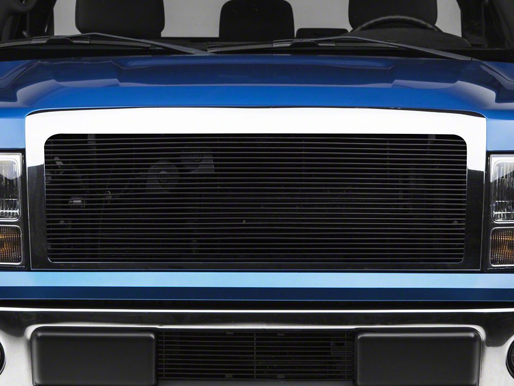 RedRock Lower Bumper Grille Insert; Black (09-14 F-150, Excluding Raptor, Harley Davidson & 2011 Limited)