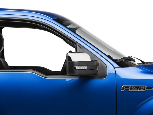 RedRock Performance Powered Heated Mirrors with LED Signals; Chrome (04-12 F-150)