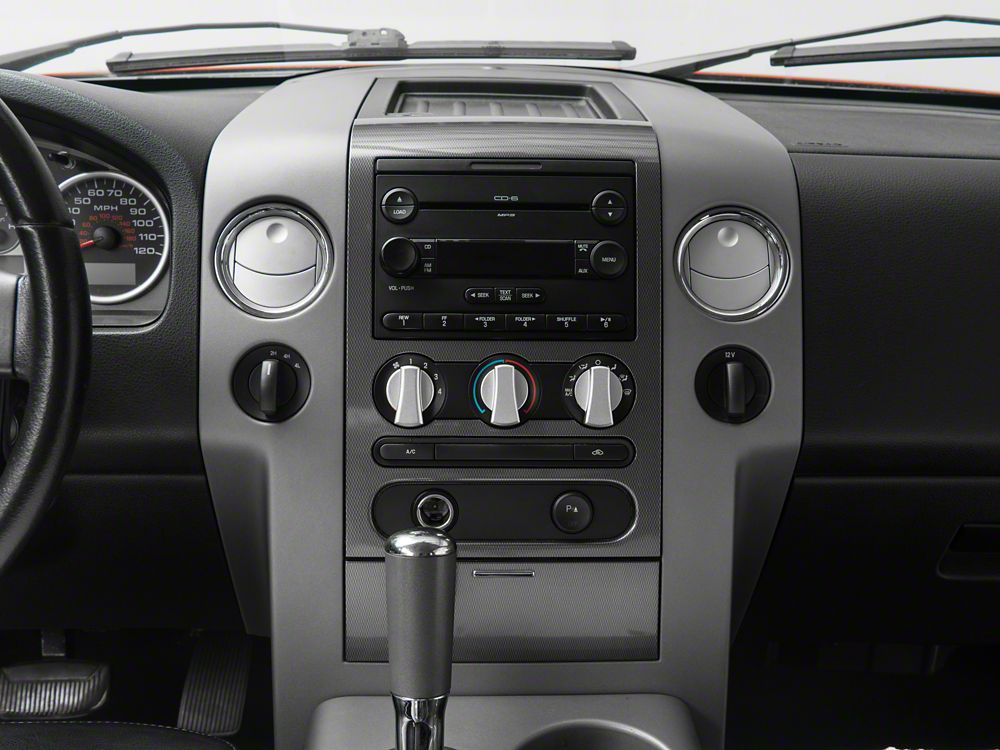 RedRock A/C Knob Covers; Satin (04-08 F-150)