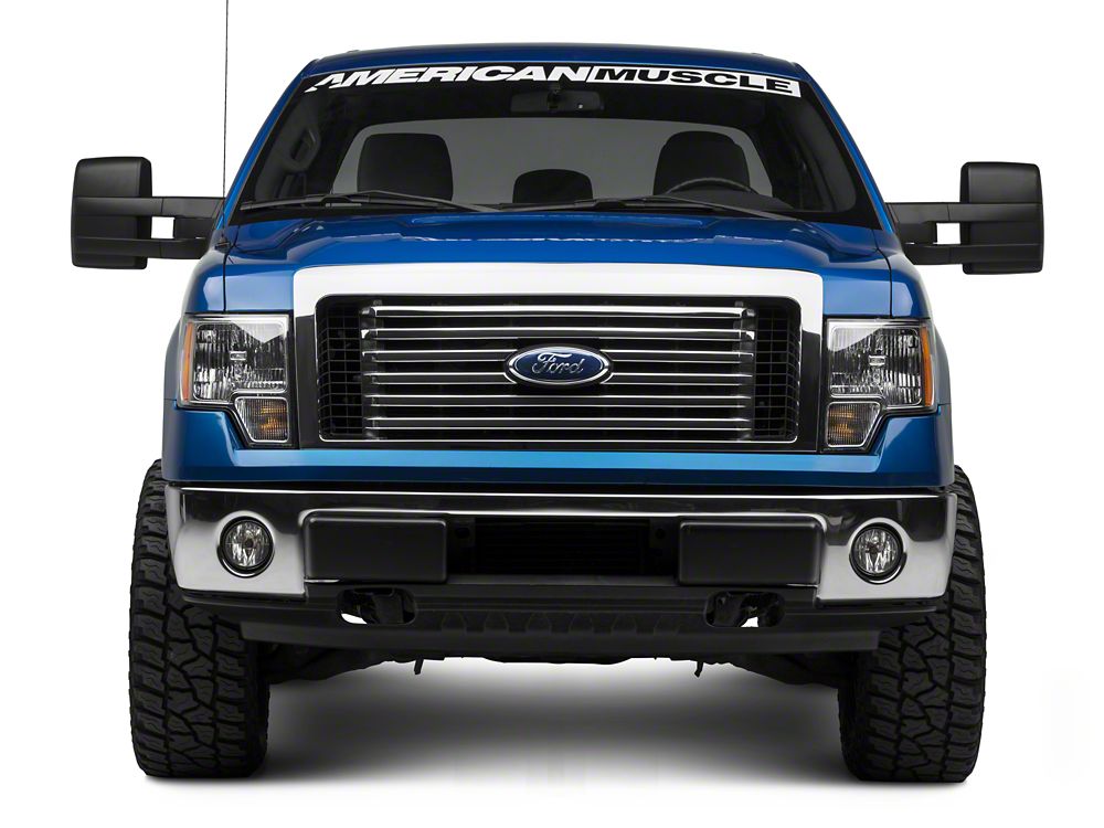 RedRock Memory Power Adjust Heated Manual Foldaway Towing Mirrors with Puddle Lights and Turn Signals; Textured Black; Driver Side (09-14 F-150)