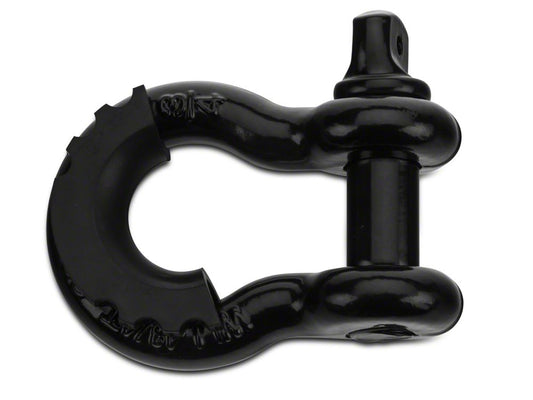 RedRock 3/4-Inch D-Ring Shackle with Isolator; Black