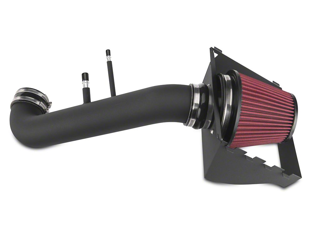 RedRock Cold Air Intake; Black Wrinkle (15-20 5.0L F-150)