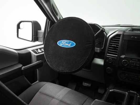RedRock Steering Wheel Cover with Ford Oval (97-25 F-150)