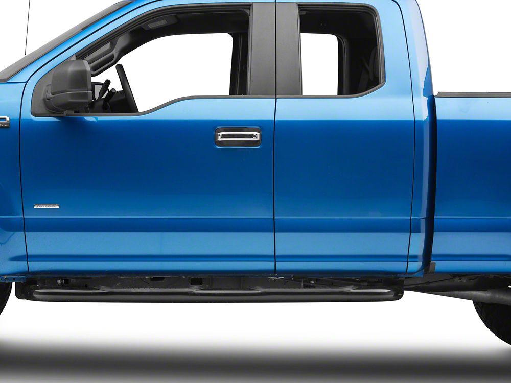 RedRock Door Handle Covers without Passenger Keyhole; Handle Covers Only; Chrome (15-20 F-150 Regular Cab, SuperCab)