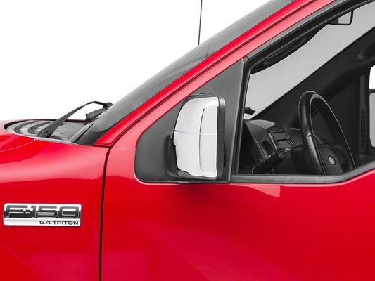 RedRock Mirror Covers; Chrome (04-08 F-150)
