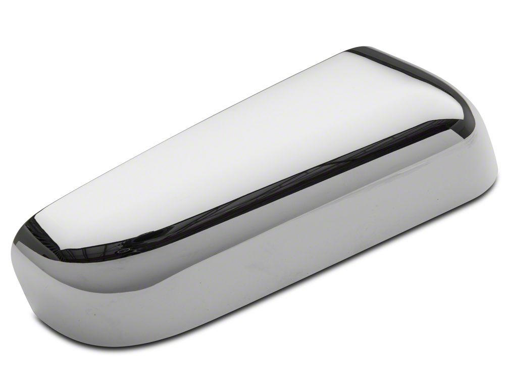 RedRock Top Half Mirror Covers; Chrome (09-14 F-150 w/o Towing Mirrors)