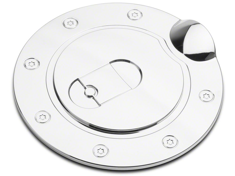 RedRock Fuel Door Cover; Chrome (15-20 F-150, Excluding Diesel)