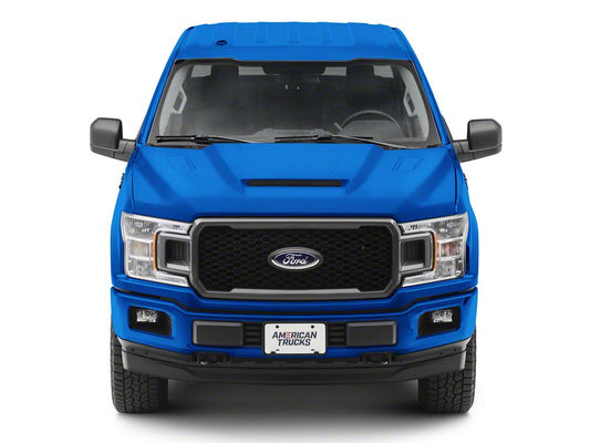 RedRock Ram Air Hood with Heat Extractors; Unpainted (15-20 F-150, Excluding Raptor)